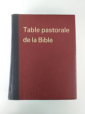 Table pastorale de la Bible de G.PASSELECQ - F.POSWICK 1974