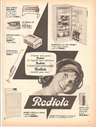 Publicite advertising 1962 - publicite,