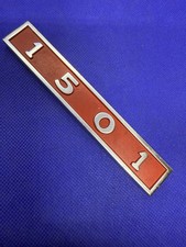 Logo Badge Emblème Monogramme SIMCA 1501 A474515 Original Neuf Aluminium