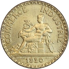 Essai-Piéfort de 2 Francs Chambre de Commerce