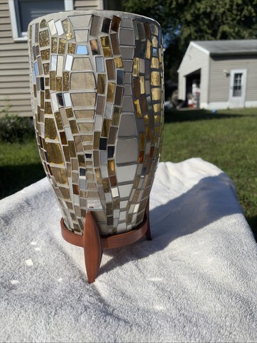 Partylite candle holder vase - candle, w