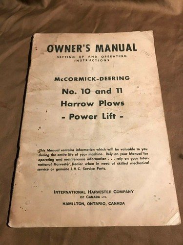 Vintage 1948 mccormick deering - 1948, mccormick-deering