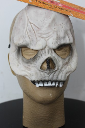 Crâne masque visage demi - visage,