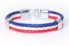 BRACELET TRICOLORE BLEU BLANC