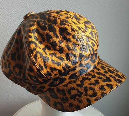Casquette gavroche léopard - casquette,