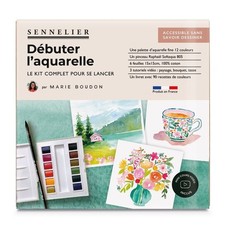 Set débutant Petite Aquarelle Marie BOUDON Kit pour se lancer en Aquarelle