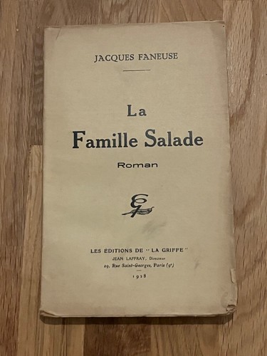 Livre famille salade par - livre, la