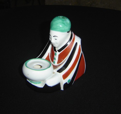 Encrier porcelaine aladin l - encrier, "a
