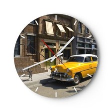 Horloge murale en verre