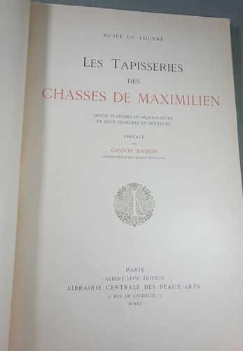 Les tapisseries des chasses - tapisseries,