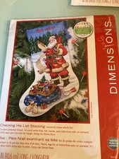 Grille botte de Noël point de croix