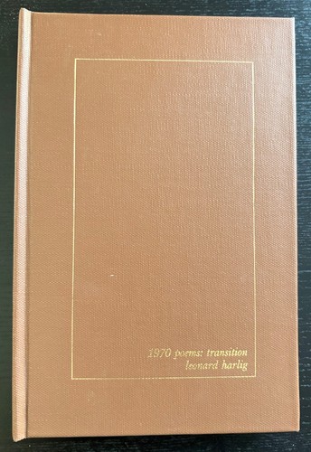 Leonard harlig 1970 poems - leonard,