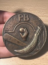 Médaille Pelote Basque, Métal À Identifier￼