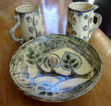 Assiette et chopes Casimir