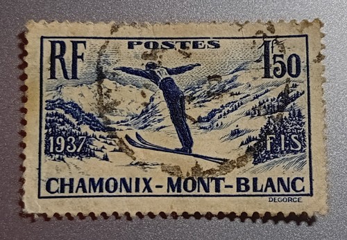 Timbre france scott 322 ski - timbre,