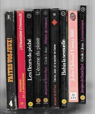 LOT 9 romans AdulteS.DIVERS EDITEURS..LES TITRES .VOIR MES SCANS 3 FACES.