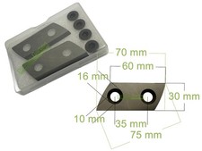 2 x 7,5 cm déchiqueteuse