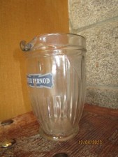 Pichet carafe ancien en verre Félix Pernod