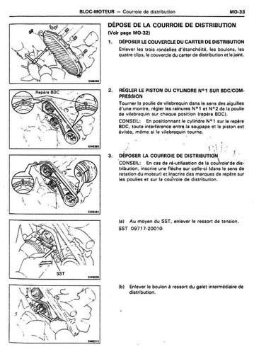 Manuels atelier toyota - d'atelier, hdj