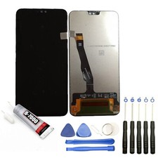 VITRE TACTILE+ ECRAN LCD POUR HUAWEI HONOR 8X 6.5" BLEU + OUTILS + COLLE