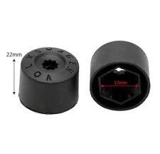 1 Cache Ecrou Roue VW Golf Passat Polo Tiguan Tuareg UP Boulon Jantes Noir 17mm