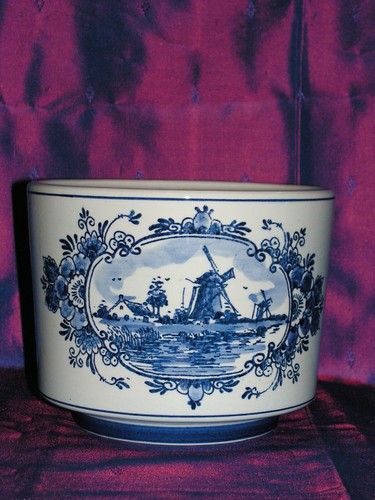 Cache pot en céramique - en,