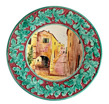 Plat céramique monaco - plat, azur