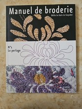 Livre Manuel De Broderie  N1 Le Perlage Neuf 