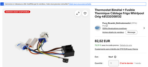 Thermostat régrogérateur