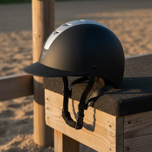 Casque cavalier ventilé - casque,