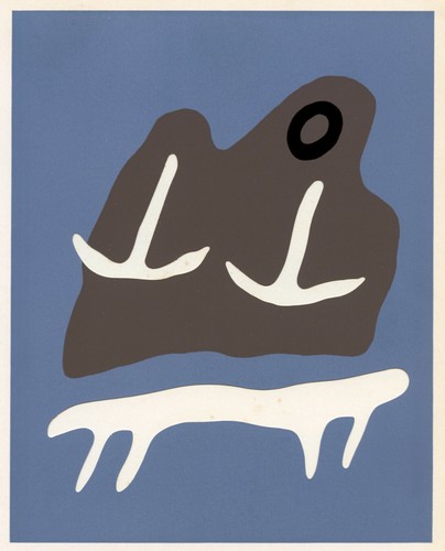 Sérigraphie jean hans arp - sérigraphie,