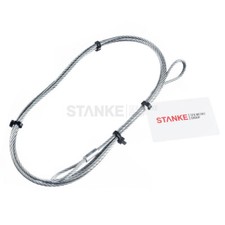 Corde acier avec œillet - acier,