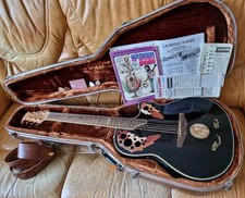 001 Guitare électro-acoustique OVATION "Marcel DADI" CUSTOM Case Sangle Règle...