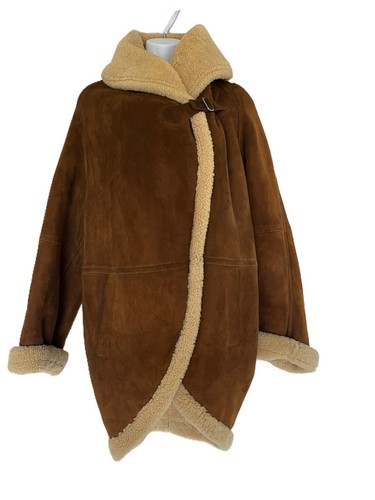 Hermes shearling manteau - hermes,