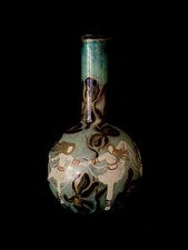 Verrerie Vintage Flacon peint