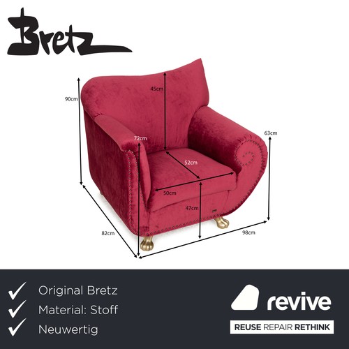 Bretz gaudi fauteuil tissu - fauteuil, en