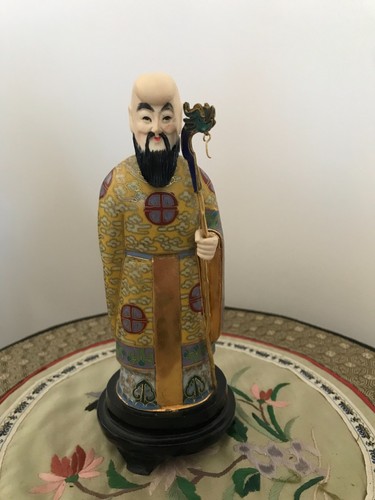 Cloisonne statuette figurine - cloisonne,