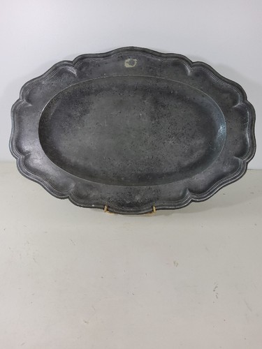 Grand plat oval - ancien, en