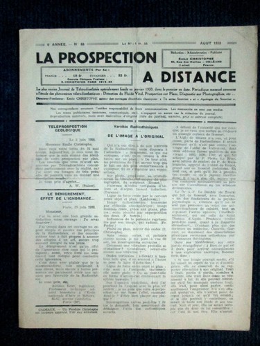 Prospection distance 68 - à,