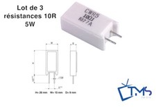LOT DE 3 RESISTANCES CERAMIQUE