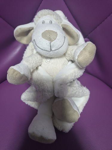 Doudou peluche nicotoy mouton - peluche,