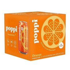 Soda Prébiotique Orange 12 Oz X 4 Compte (Caisse De 6)