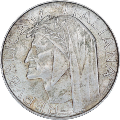 Italie 500 lires - dante, 1965