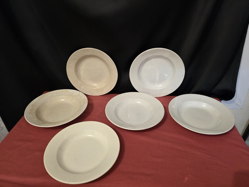 Lot assiettes creuses - 6,