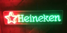 enseigne lumineuse heineken 