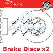 2x Apec BRAKING 324mm Ventilé