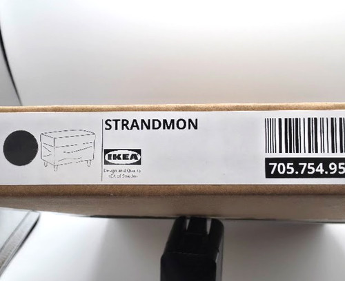 Ikea strandmon footstool - ikea,