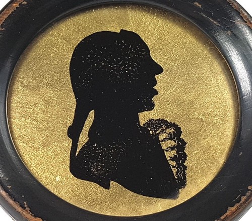 Verre eglomisé silhouette - eglomisé,