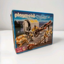 Playmobil 4874: Convoi Et Trésor Des Chevaliers Du Lion/ Complet