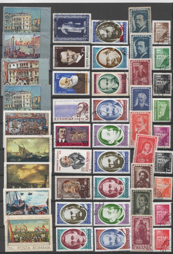 Roumanie timbres anciens - !,